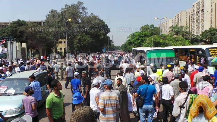 مسيرة الجهاز المركزي للمحاسبات تعود لميدان رابعة العدوية