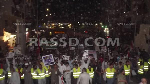 الدعاء والتكبير سلاح متظاهري أسيوط لرفض الانقلاب