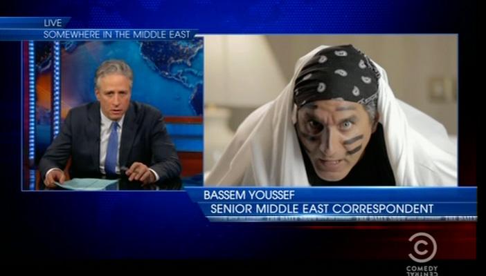 بالفيديو.. باسم يوسف لـ”جون ستيوارت”: يا لك من جبان