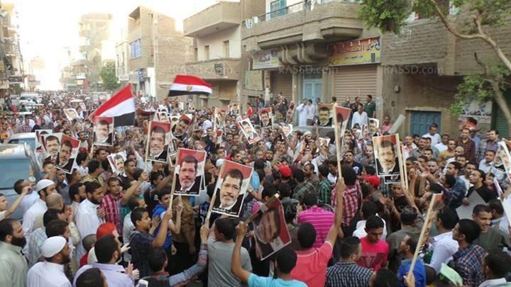 مسيرات”رفض الانقلاب”تتلاحم مع تكبيرات العيد بمحافظات مصر