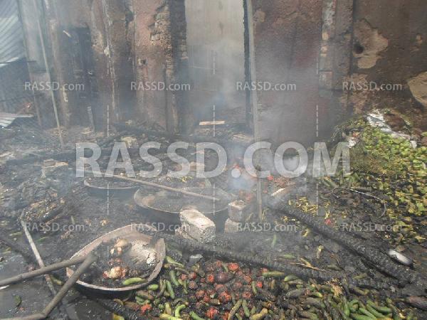 حريق هائل بسبب الألعاب النارية بالوادي الجديد