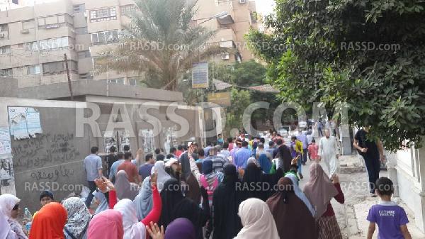 صور|مسيرة في “فيصل” بـ”الجيزة” للدعوة للحشد بذكرى الفض