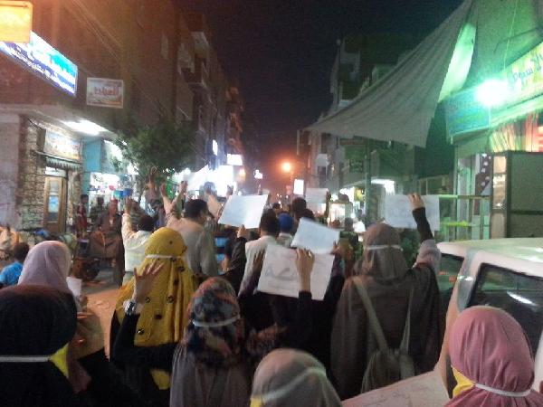 “أسيوط” تشارك في مسيرة منددة بالعدوان الصهيوني على “غزة”