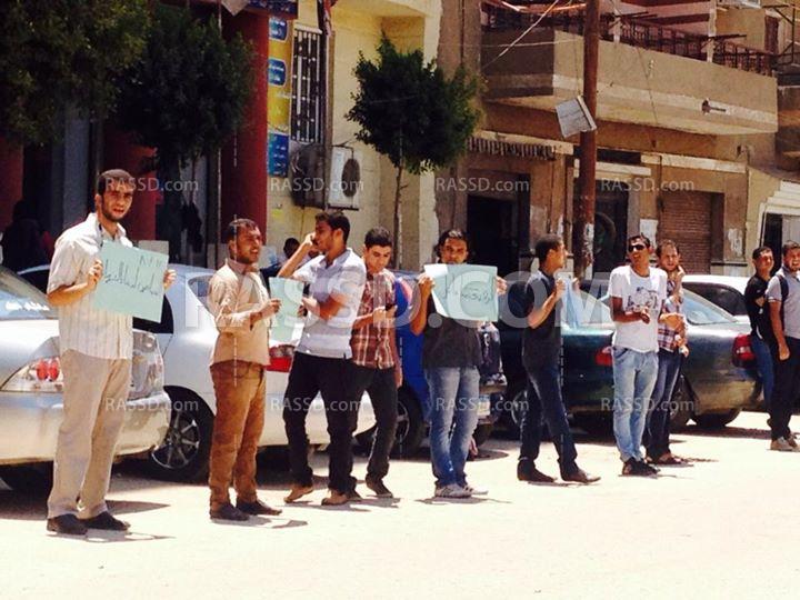 طلاب الفيوم يدعون لانتفاضة 14 أغسطس