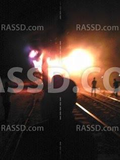 السيطرة على حريق في قطار بالمنوفية