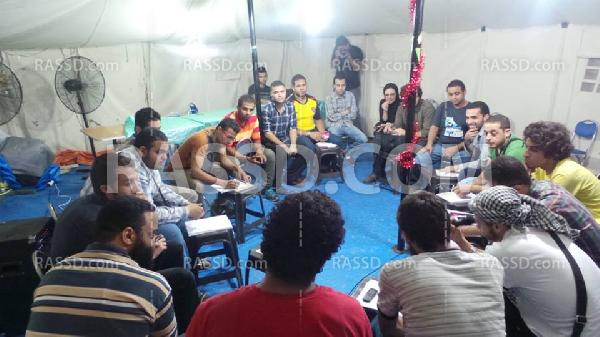 ورشة عمل لمناقشة التصعيد السلمي بساقية رابعة