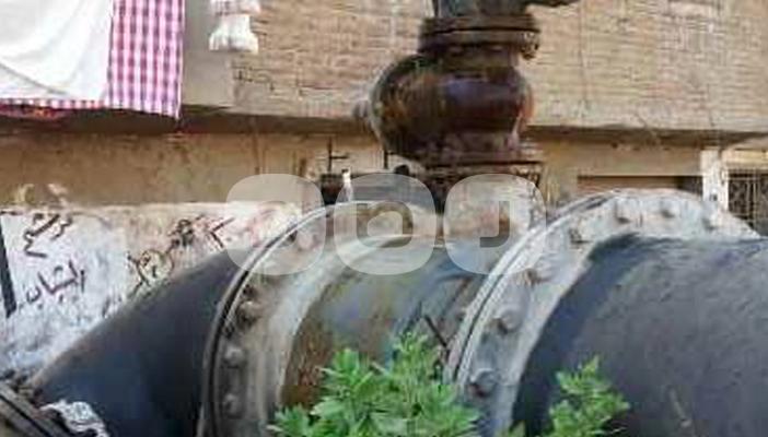 تآكل مواسير مياه الشرب وتلوثها بأبوحماد