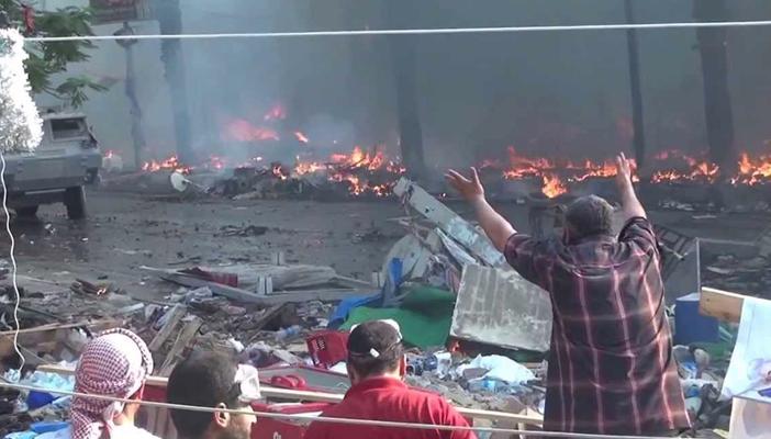 مذبحة “رابعة”.. الإعلام يبدأ بالتحريض وينتهي باعتبار “الداخلية” أبطالا