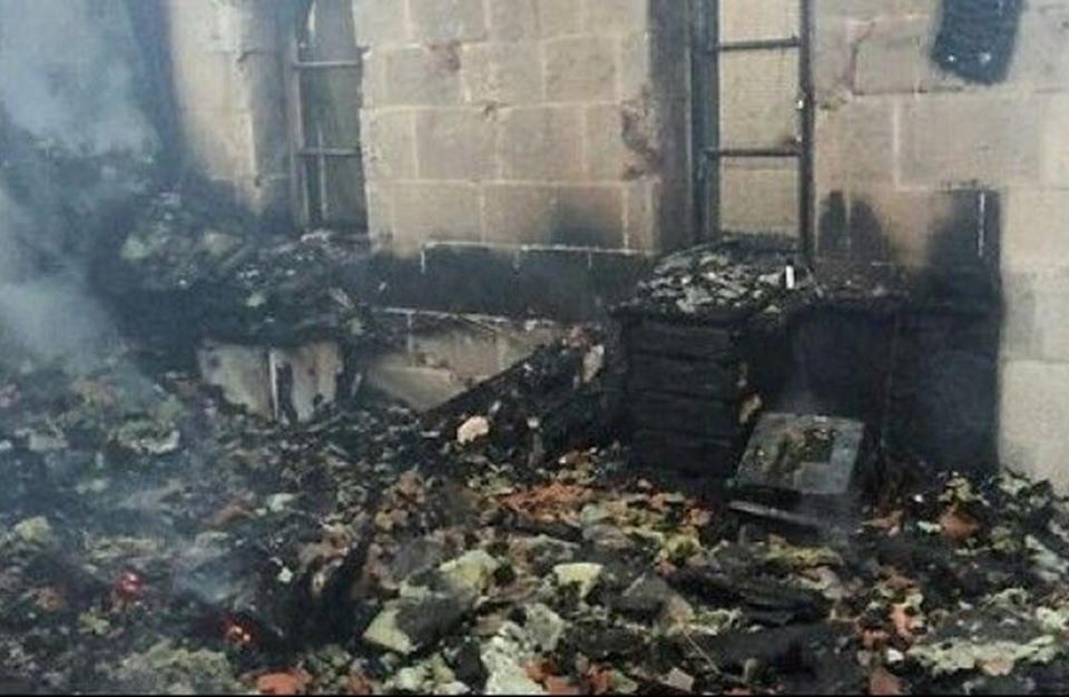 انفجار 5 إسطوانات غاز يدمر 15 محلًا بدمنهور