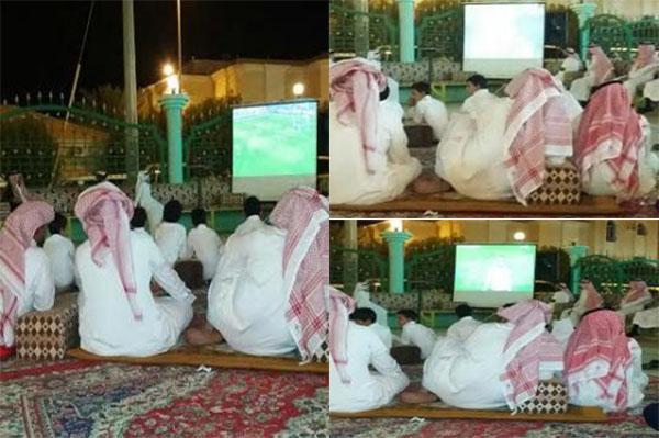 بالفيديو.. عريس سعودي يتابع مباراة السوبر السعودي أثناء زفافه
