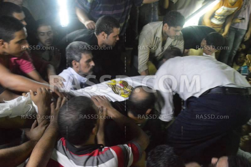 بلطجية يعتدون على جنازة شهيد رابعة بدمنهور