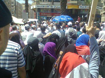 “الشعب يريد إسقاط السفاح” ..شعار مسيرة الهرم