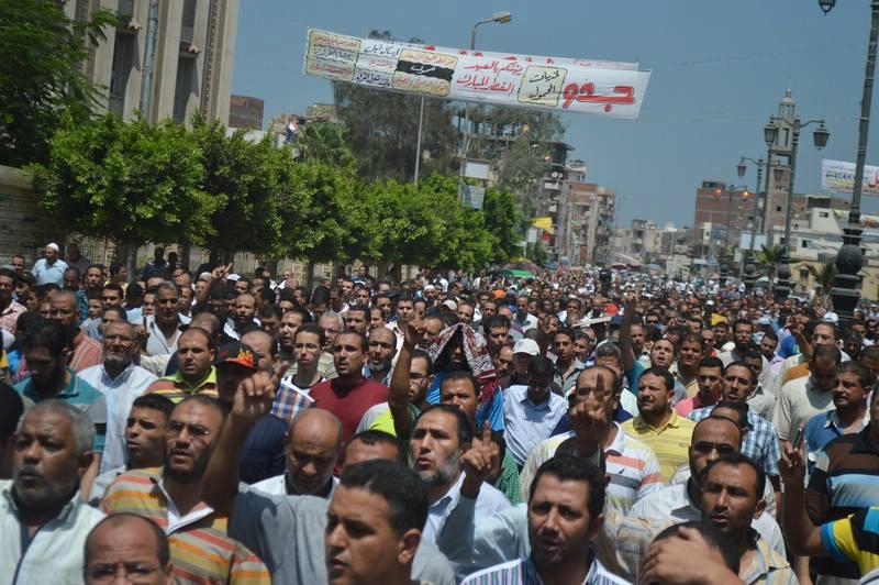 ” يا ظالم منك لله ” هتاف مشيعي جنازة الشهيدالخولي بدمنهور .