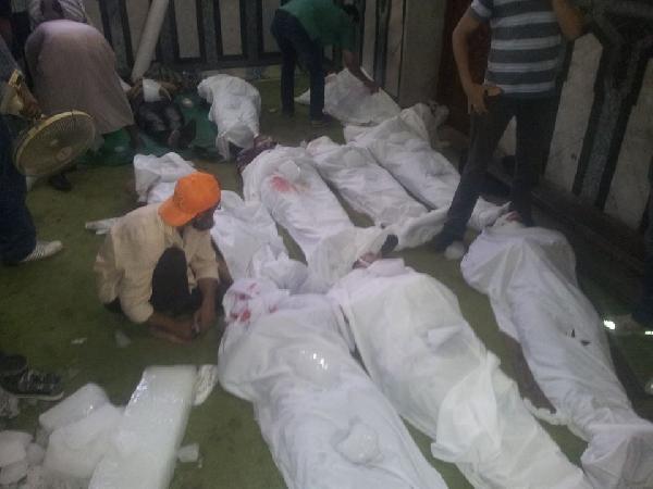 عاجل.. 43شهيدا بنيران الشرطة في رمسيس