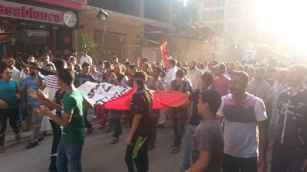 مسيرة حاشدة بعزبة النخل ضد الانقلاب ومجازره