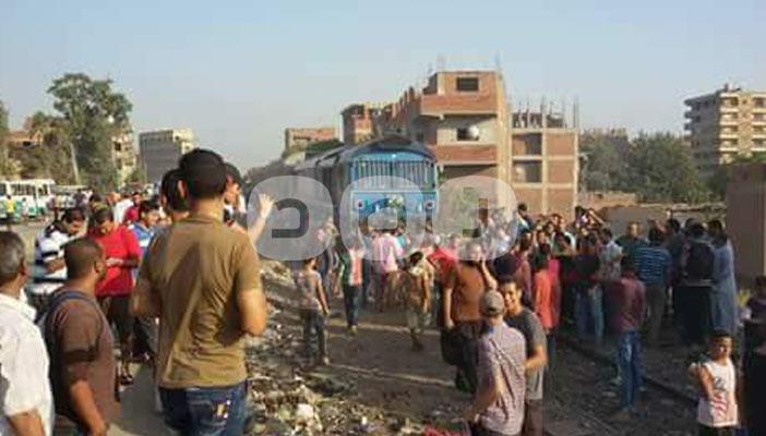 خروج قطار ركاب عن القضبان برمسيس وارتباك بحركة القطارات