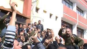 أفراد الشرطة بالشرقية يقتحمون مديرية الأمن بالقوة