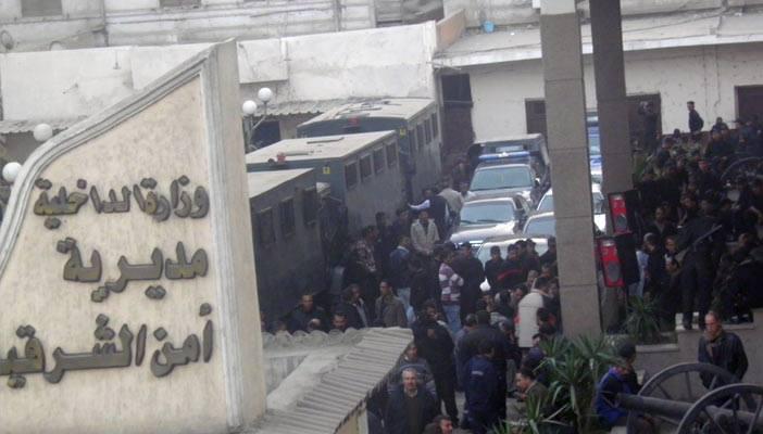 تبادل إطلاق النيران حول مديرية الأمن بالشرقية والجيش يتدخل