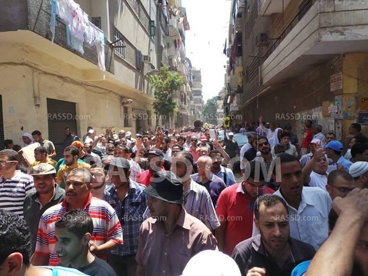 مسيرة حاشدة من مسجد السلام بمدينة نصر ضد الانقلاب