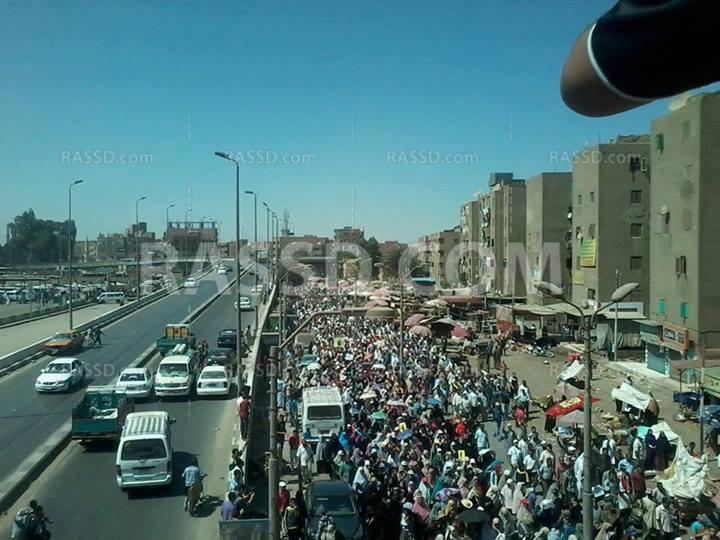 مسيرات حاشدة تجوب شوارع بنى سويف ضد الانقلاب