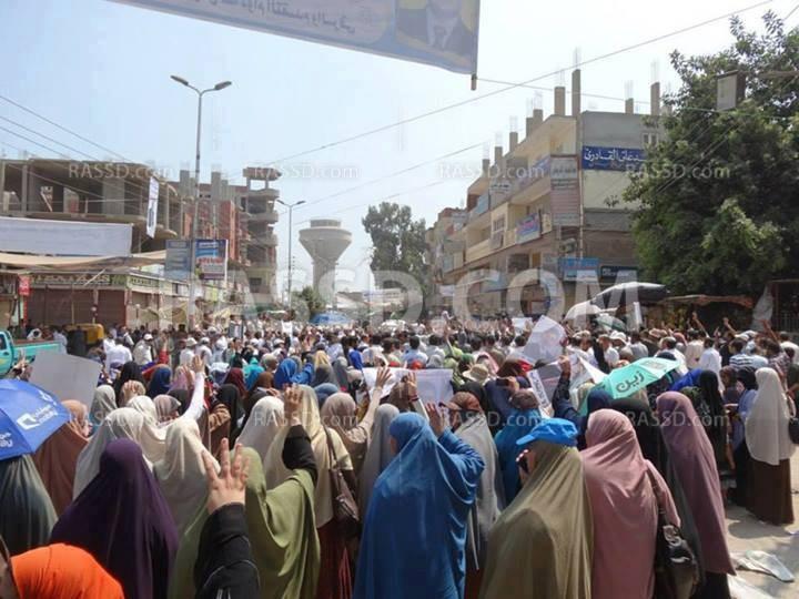 وقفة للتحالف الوطنى لدعم الشرعية بالحسينية بجمعة الشهداء