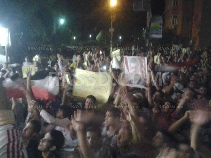 وقفة احتجاجية لرافضي الانقلاب أمام قصر الثقافة بالمنصورة
