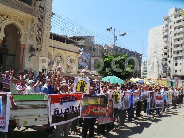 دمياط: ضحكوا عليكوا وقالوا إرهاب واحنا جيران الباب في الباب