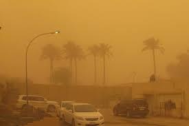 عواصف ترابية مفاجئة تضرب الوادي الجديد