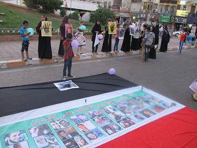 وقفة لطلاب ضد الانقلاب للتعريف بالشهداء من غير الإخوان