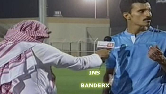 بالفيديو.. أحد الجماهير يقذف مذيعًا سعوديًّا بزجاجة مياه على الهواء