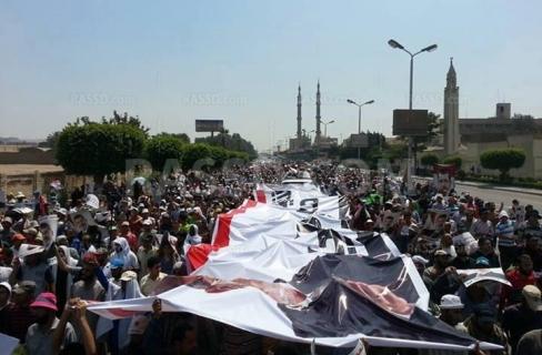 بث مباشر لتظاهرات أسيوط في جمعة الوفاء لدماء الشهداء