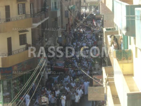 بالصور ..مسيرة  رافضة للانقلاب تهز البدرشين