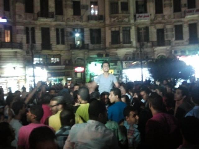 صور.. وقفة لـ 6 أبريل بطلعت حرب ضد أمن الدولة والطوارئ