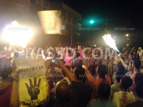 بالصور.. المنوفية تتظاهر تضامنا مع “دلجا”