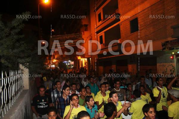 مسيرة حاشدة بالعجمي ضد الانقلاب