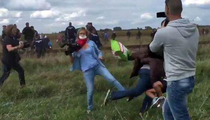 ريال مدريد يدعو لاجئا سوريا عرقلته صحفية لحضور مباراته