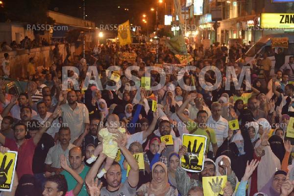 المندرة تهتف: “إحنا لسا مكملين..الشعب نازل بالملايين”