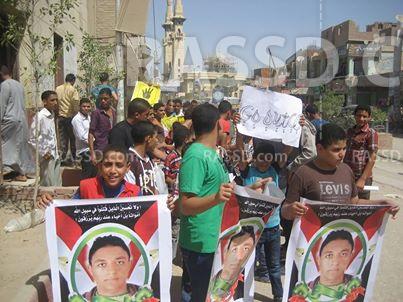 طلاب ثانوية الفيوم ينظمون وقفاتهم لرفض الانقلاب