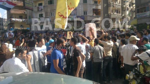 وقفة اتحاد طلاب مصر بالهانوفيل تتحول لمسيرة ضد البلطجية