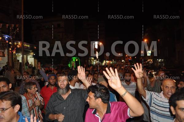 غرب أسكندرية يواصل تظاهراته في أسبوع الشعب عماد الثورة