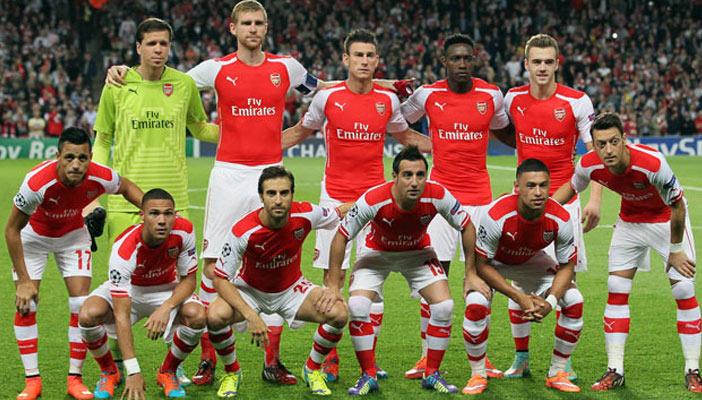 التشكيل الرسمي للجانرز في مواجهة أولمبياكوس