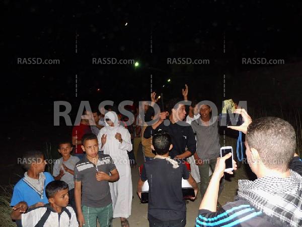 ثوار قرية العزايم يتصدون لمحاولة أمن الانقلاب فض مسيرتهم