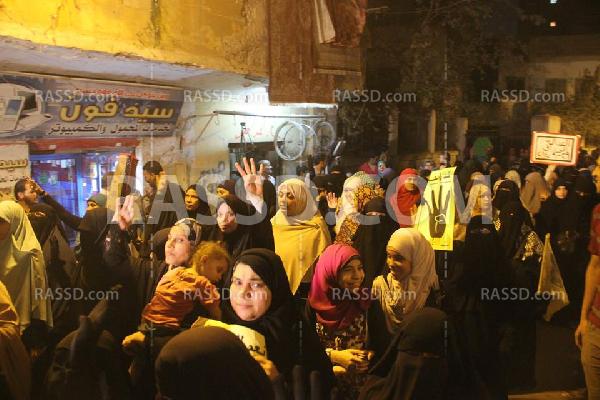 بالصور | مسيرة حاشدة تجوب شوارع الوراق بالجيزة