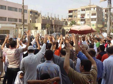 مسيرة بالخانكة تنديدا بغلاء الأسعار