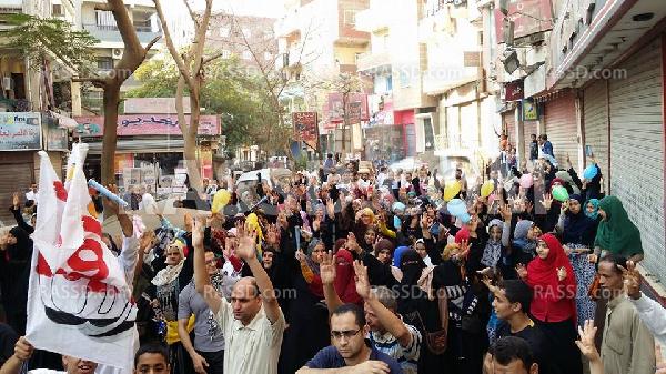 صور | ألتراس نهضاوي يتظاهر في الجيزة بأول أيام العيد