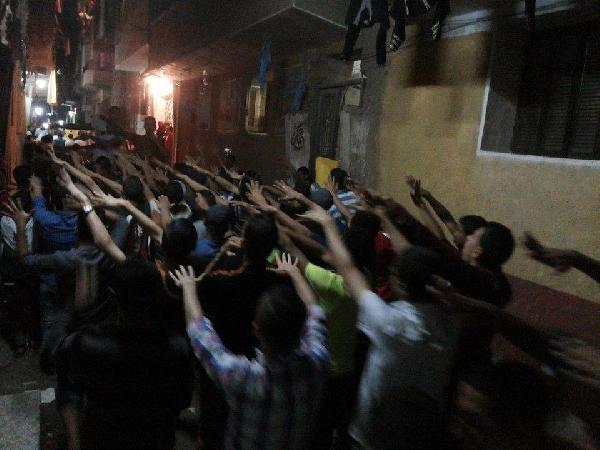 ألتراس نهضاوي في مسيرة ليلية بأبوزعبل