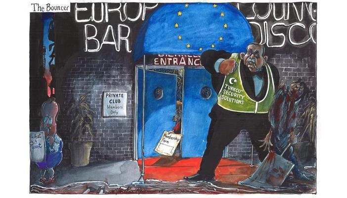 كاريكاتير: أردوغان يفترس الاتحاد الأوروبي