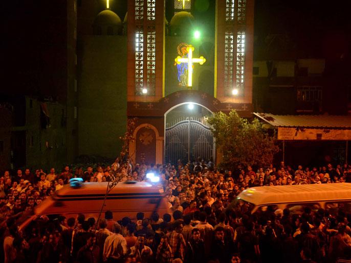 كاهن كنيسة العذراء : الأمن غاب عن الكنيسة وقت الحادث