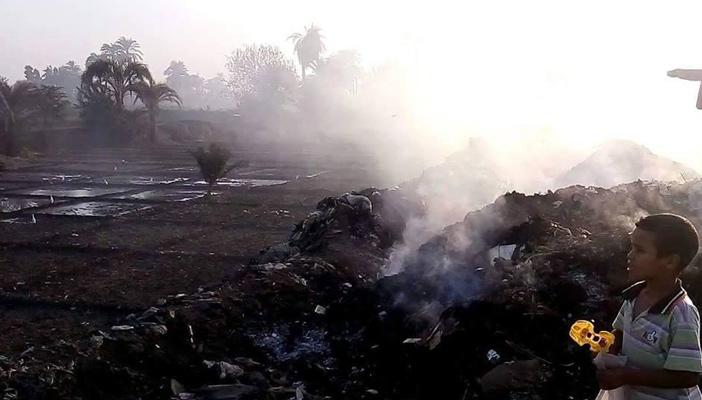 مأساة أزلية لتلال القمامة بـ”قرى” مركز سمالوط بالمنيا