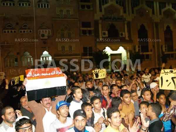 بالفيديو والصور..استمرار تظاهرات أهالي بورسعيد المناهضة للانقلاب